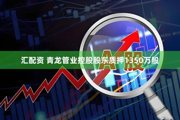 汇配资 青龙管业控股股东质押1350万股