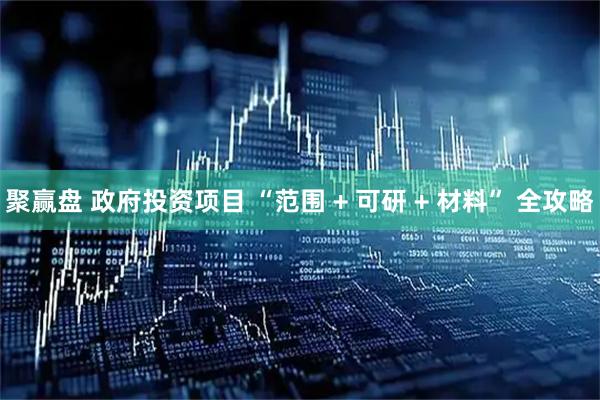 聚赢盘 政府投资项目 “范围 + 可研 + 材料” 全攻略