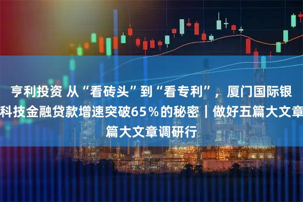 亨利投资 从“看砖头”到“看专利”，厦门国际银行省内科技金融贷款增速突破65％的秘密｜做好五篇大文章调研行