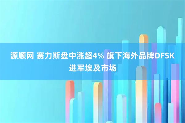 源顺网 赛力斯盘中涨超4% 旗下海外品牌DFSK进军埃及市场